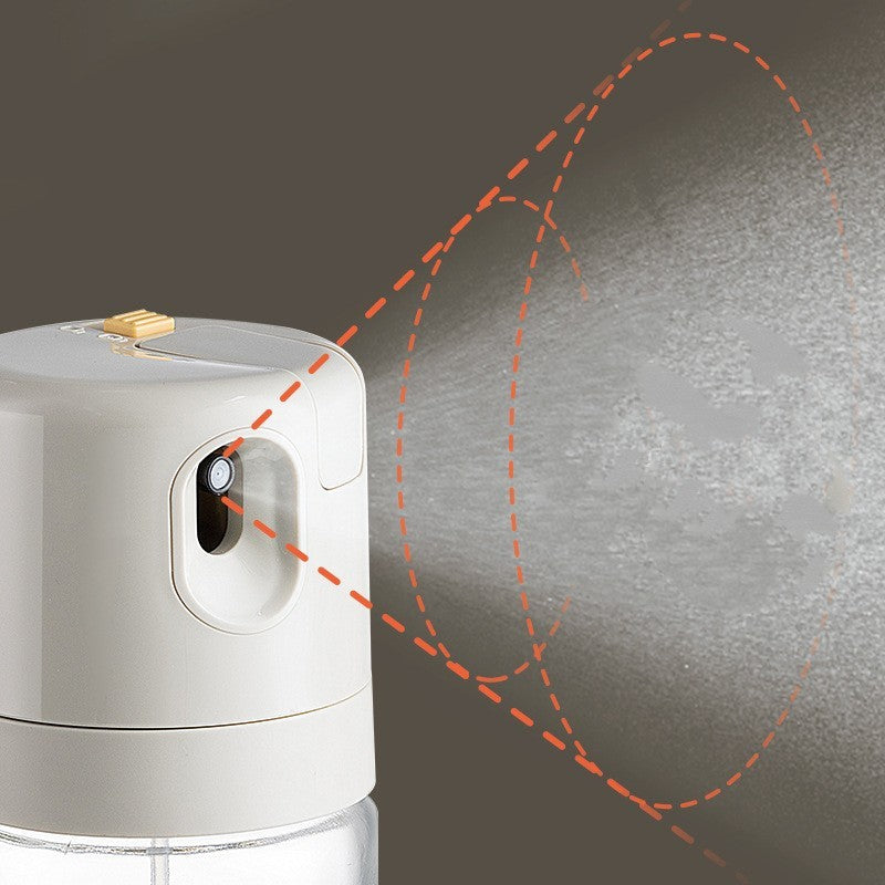 2-in-1 oil sprayer bottle, BBQ cooking oil dispenser for easy and controlled application.