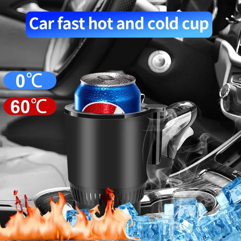2 In1 12V Smart Car Cup Warmer Cooler Mini Car Refrigerator